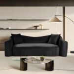 Destin 91" Velvet Upholstered Upholstered Sofa
