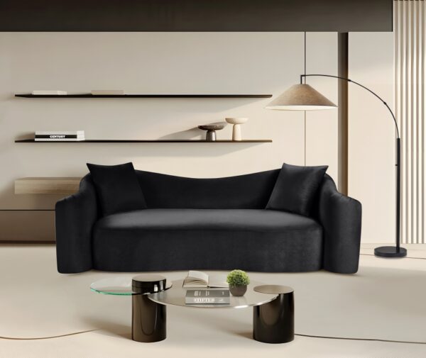 Destin 91" Velvet Upholstered Upholstered Sofa