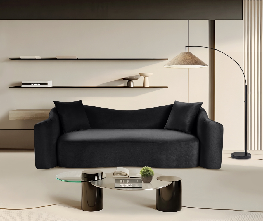 Destin 91" Velvet Upholstered Upholstered Sofa