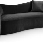 Destin 91" Velvet Upholstered Upholstered Sofa