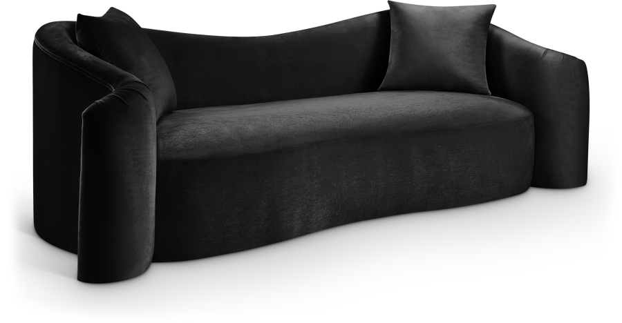 Destin 91" Velvet Upholstered Upholstered Sofa
