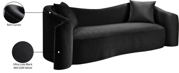 Destin 91" Velvet Upholstered Upholstered Sofa