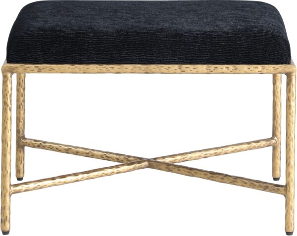 Valley Chenille Fabric Upholstered Bench