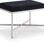 Valley Chenille Fabric Upholstered Bench