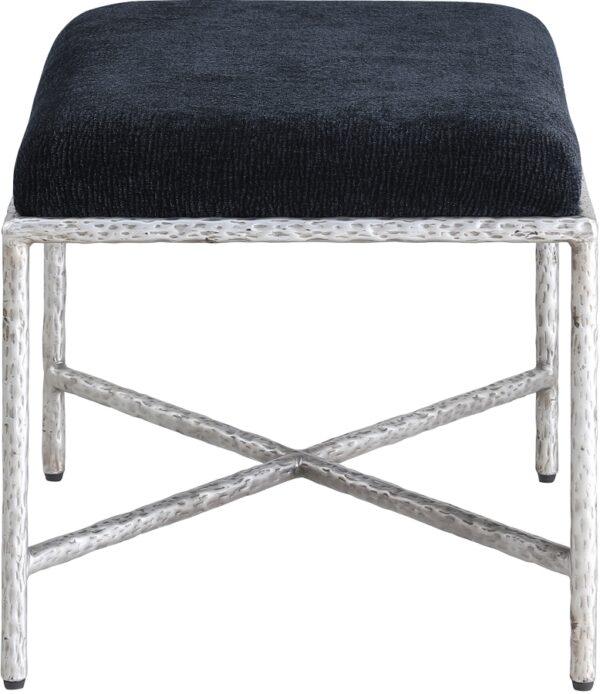 Valley Chenille Fabric Upholstered Bench