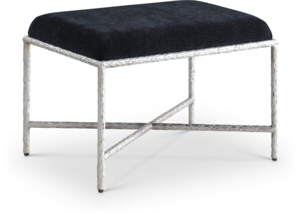 Valley Chenille Fabric Upholstered Bench