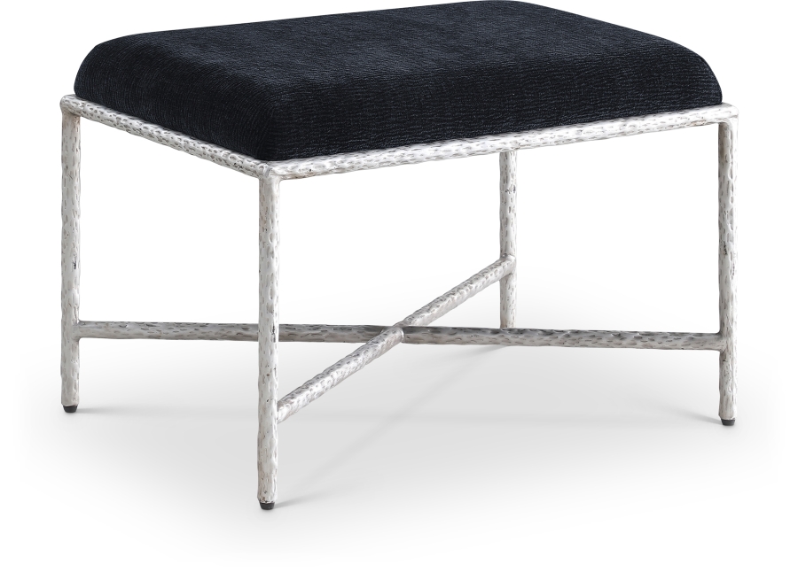 Valley Chenille Fabric Upholstered Bench