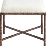 Valley Chenille Fabric Upholstered Bench