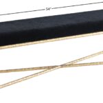 Valley Chenille Fabric Upholstered Bench