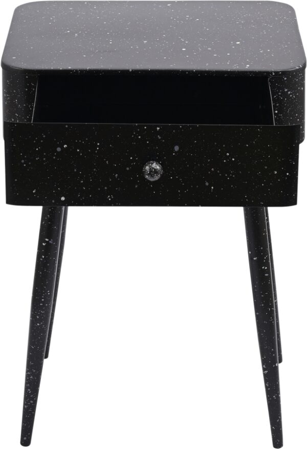 Rylan Terrazzo Pattern Iron Nightstand