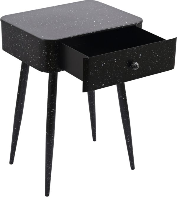 Rylan Terrazzo Pattern Iron Nightstand