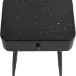 Rylan Terrazzo Pattern Iron Nightstand