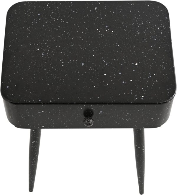 Rylan Terrazzo Pattern Iron Nightstand