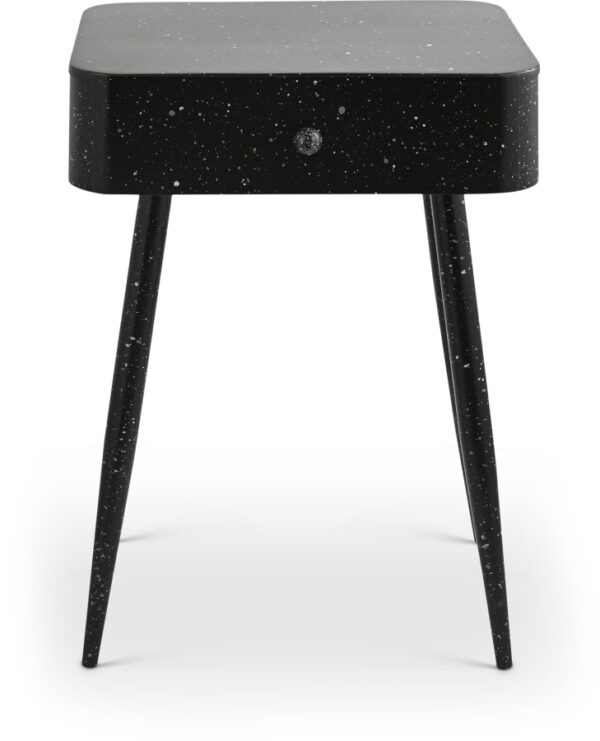 Rylan Terrazzo Pattern Iron Nightstand