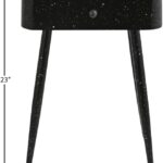 Rylan Terrazzo Pattern Iron Nightstand