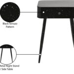 Rylan Terrazzo Pattern Iron Nightstand