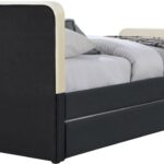 Ivy Velvet Upholstered Twin Bed