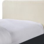 Ivy Velvet Upholstered Twin Bed