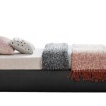 Madrid Velvet Upholstered Twin Bed