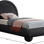 Madrid Velvet Upholstered Bed