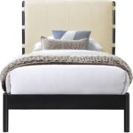 Abigail Vegan Leather Upholstered Bed