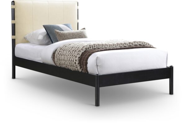Abigail Vegan Leather Upholstered Bed