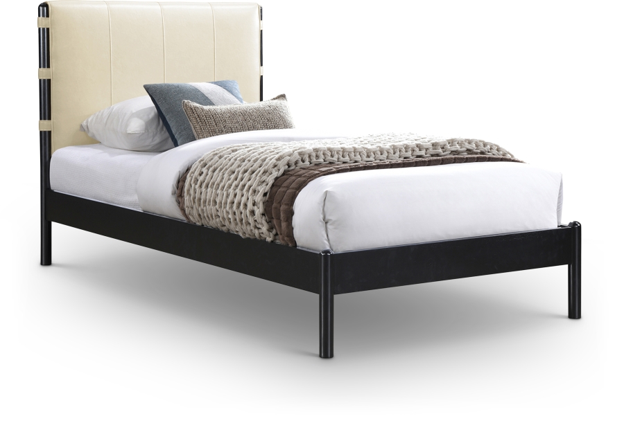 Abigail Vegan Leather Upholstered Bed