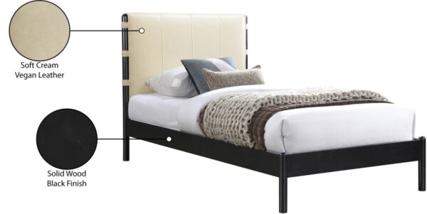 Abigail Vegan Leather Upholstered Bed
