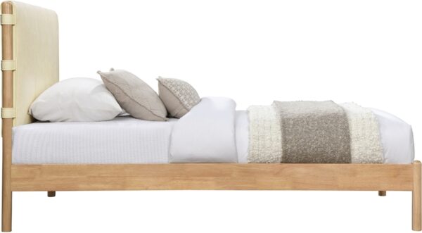 Asher Vegan Leather Upholstered Twin Bed