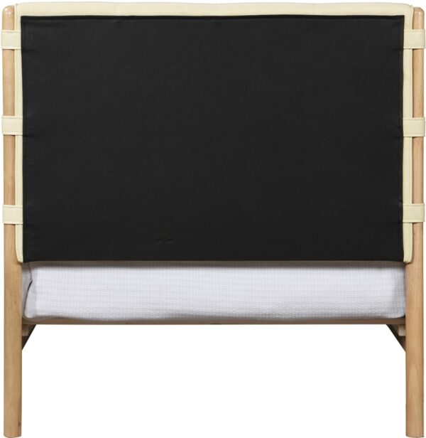 Asher Vegan Leather Upholstered Twin Bed
