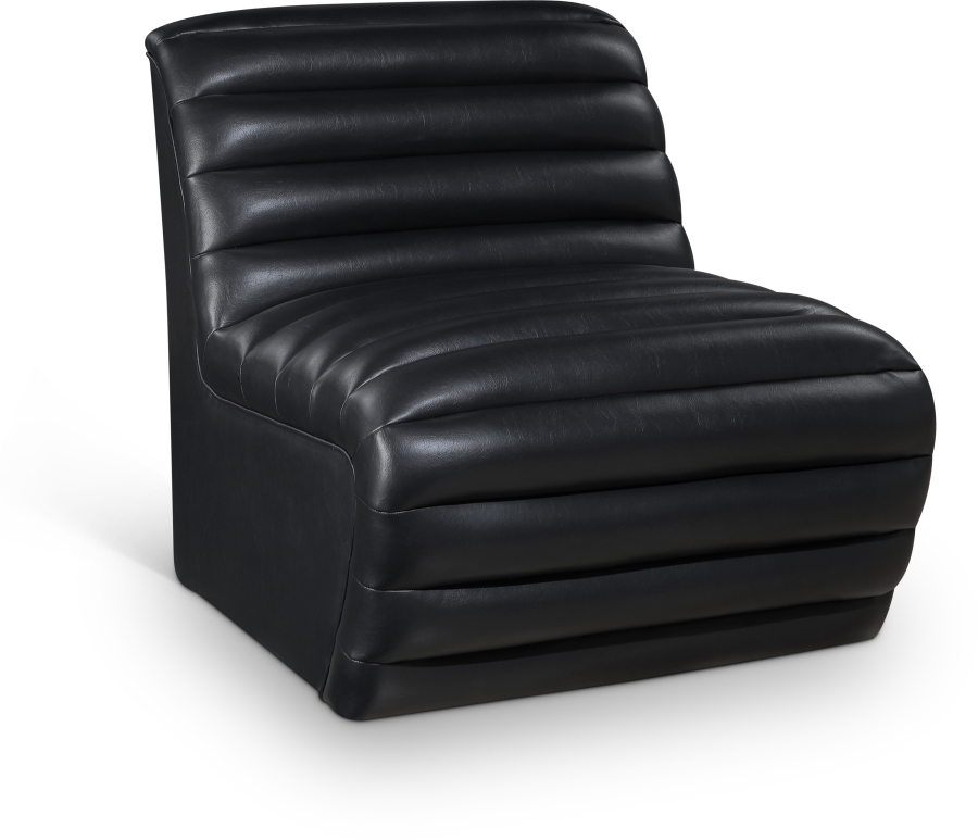 Vega Vegan Leather Upholstered Accent Chair