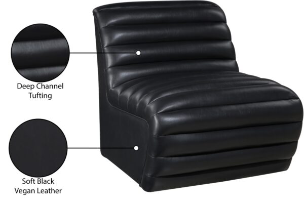 Vega Vegan Leather Upholstered Accent Chair