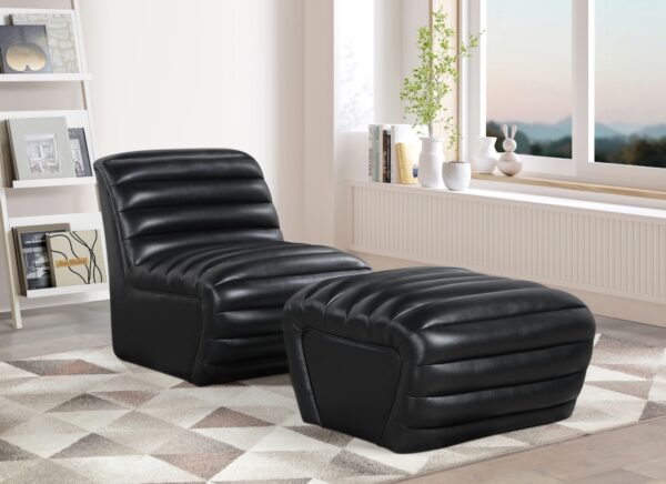Vega Vegan Leather Upholstered Accent Chair