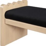 Sonia Velour Fur Fabric Upholstered Bench