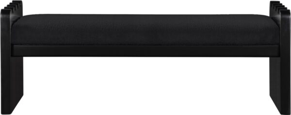 Sonia Velour Fur Fabric Upholstered Bench