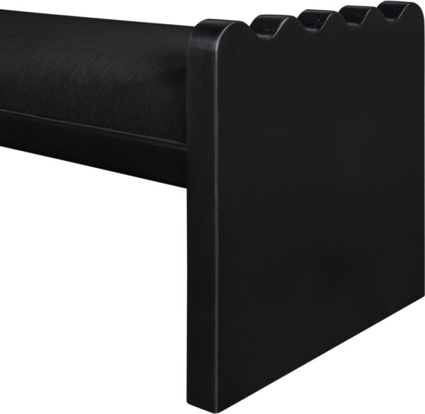 Sonia Velour Fur Fabric Upholstered Bench