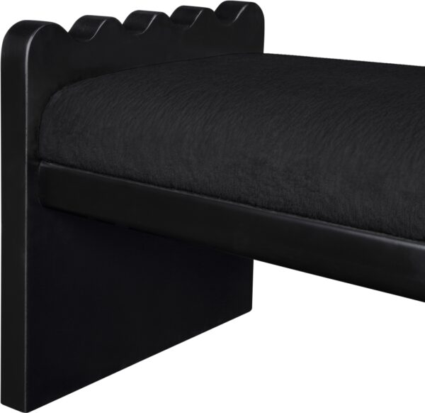 Sonia Velour Fur Fabric Upholstered Bench