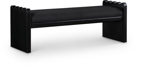Sonia Velour Fur Fabric Upholstered Bench