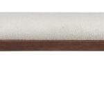 Sonia Velour Fur Fabric Upholstered Bench