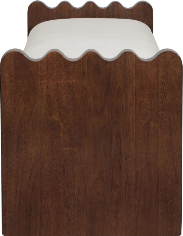 Sonia Velour Fur Fabric Upholstered Bench