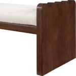 Sonia Velour Fur Fabric Upholstered Bench