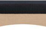 Lawson Velour Fur Fabric Upholstered Bench