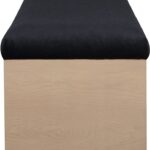 Lawson Velour Fur Fabric Upholstered Bench