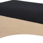 Lawson Velour Fur Fabric Upholstered Bench