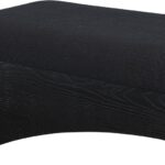 Lawson Velour Fur Fabric Upholstered Bench