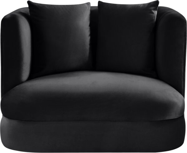 Alder Velvet Upholstered Accent Chair