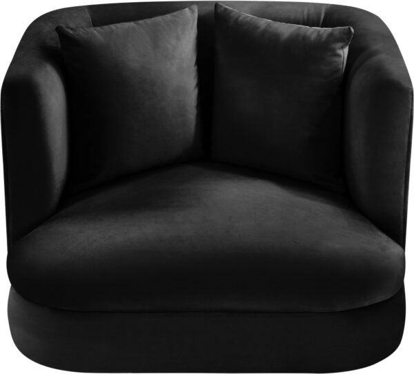 Alder Velvet Upholstered Accent Chair