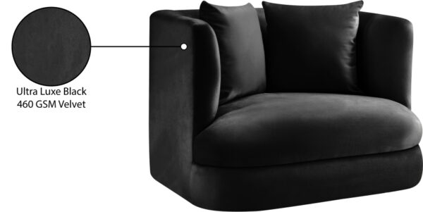 Alder Velvet Upholstered Accent Chair