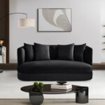Alder 66" Velvet Upholstered Loveseat