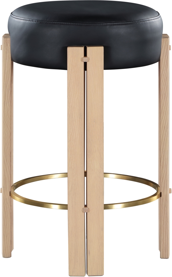 Harrison Vegan Leather Upholstered Counter Stool